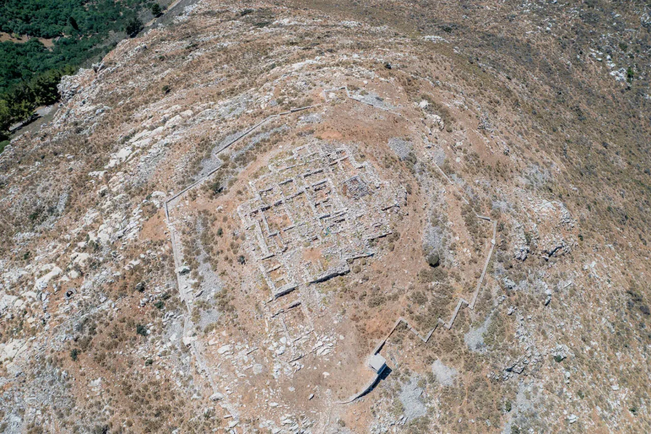 Acropolis Smari near Kastelli in Crete Acropolis Smari near Kastelli in Crete