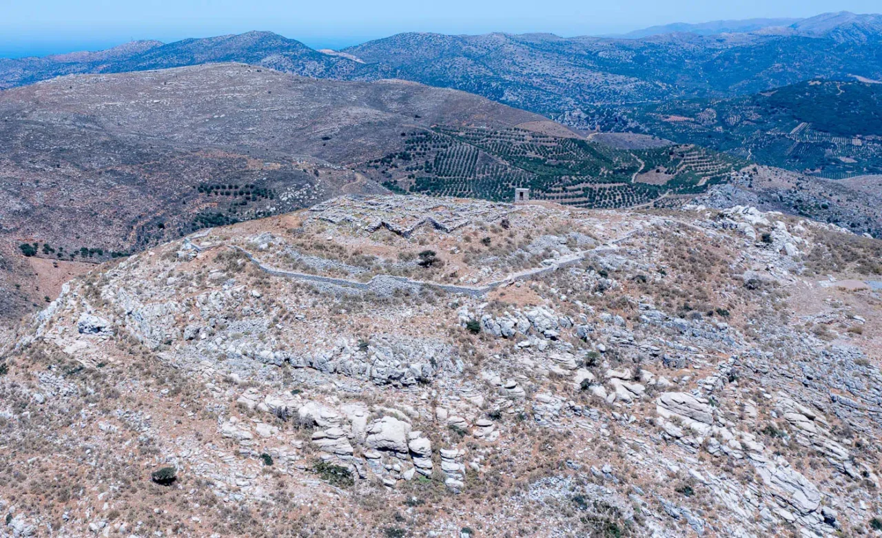 Acropolis Smari near Kastelli in Crete Acropolis Smari near Kastelli in Crete