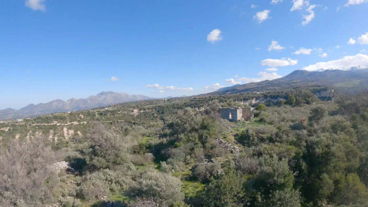 Agia Anna at the top of Prines Hill in ancient Eleutherna