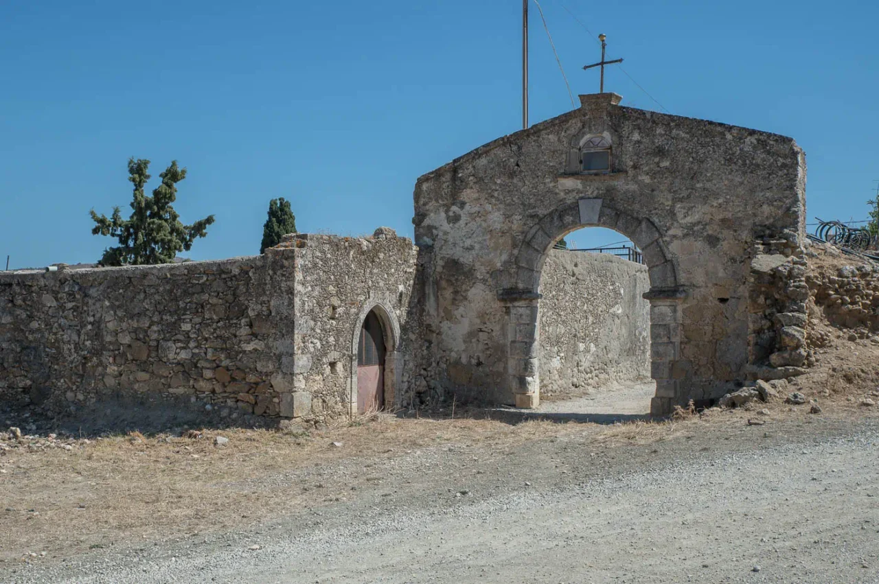 Apezana Monastery in Asterousia mountain in south Crete Apezana Monastery in Asterousia mountain in south Crete