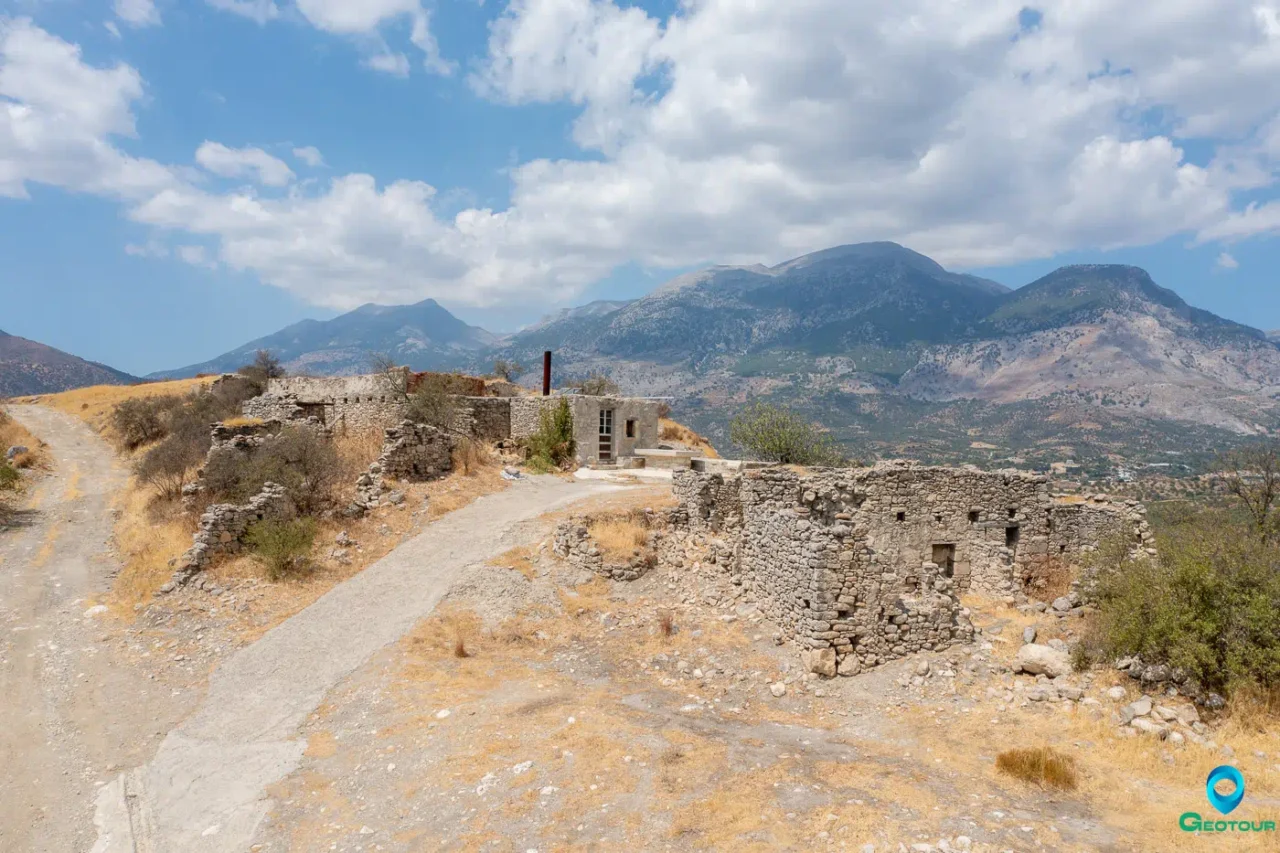 Kato Kourtes abandoned village Kato Kourtes abandoned village