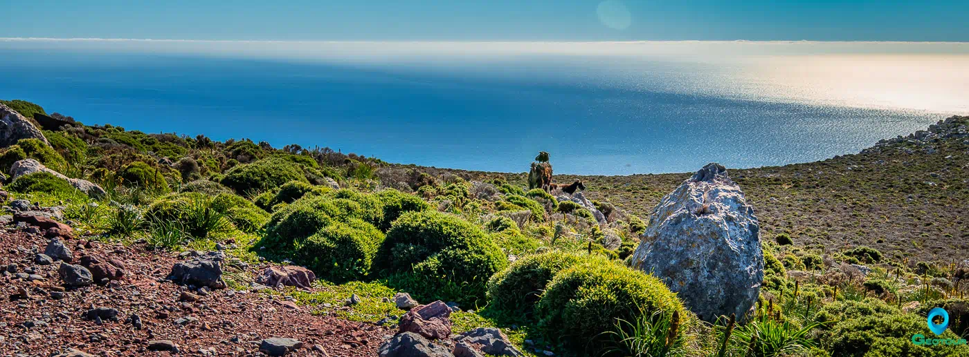 View to the East from the Eastern part of Crete, on top of Traostalos View to the East from the Eastern part of Crete, on top of Traostalos