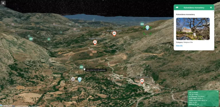 The Geotour Interactive 3D Map