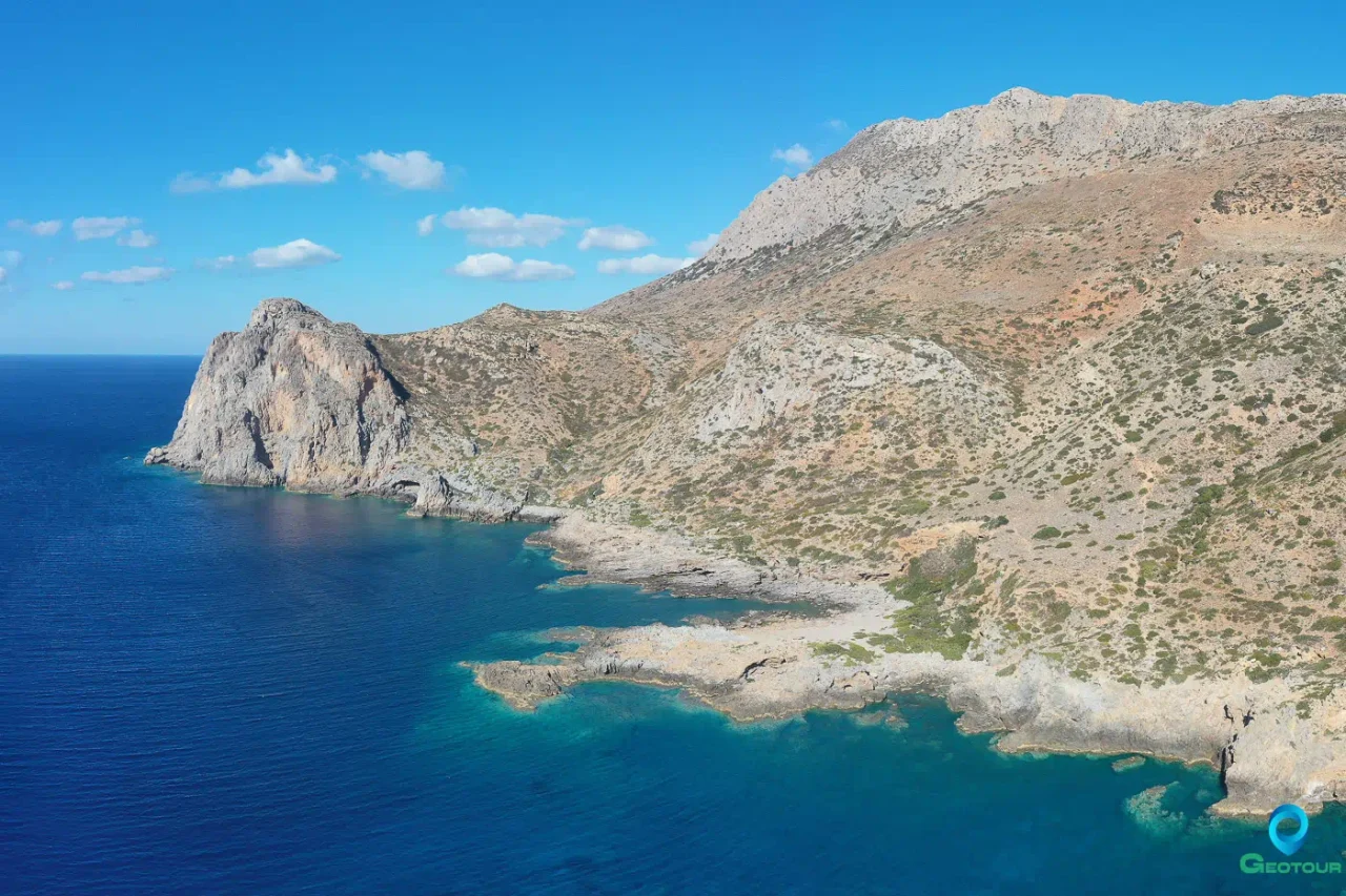 The coastline at Falassarna